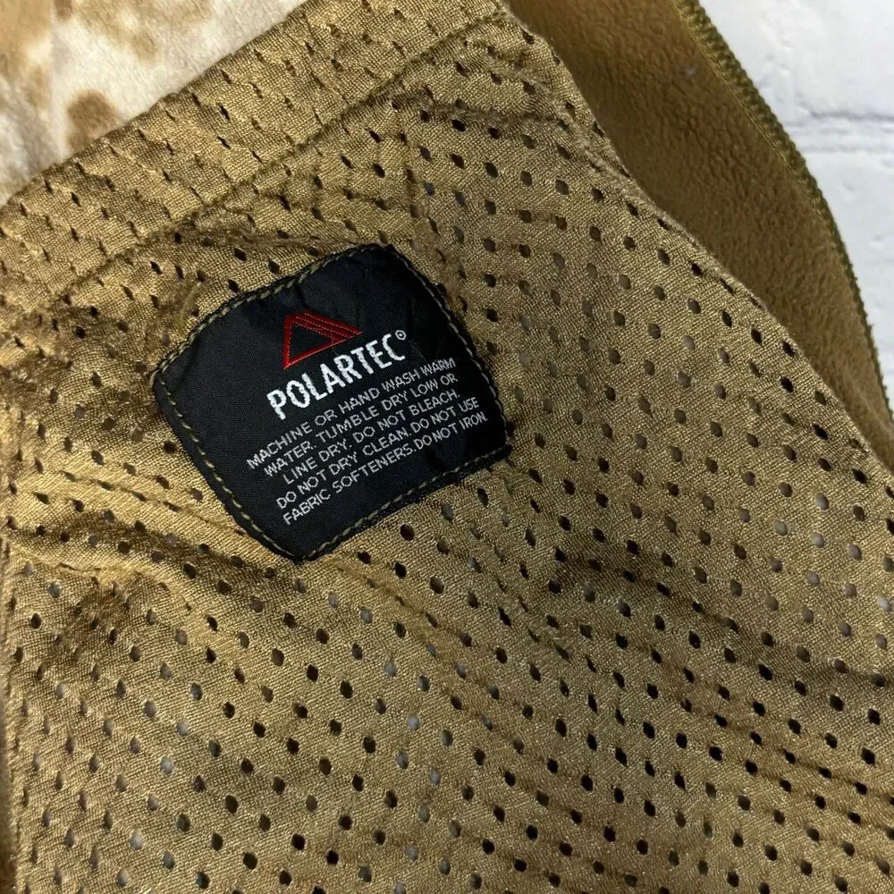 USMC Peckham Size Medium Polartec Fleece Jacket Desert MARPAT Camo C112 -10